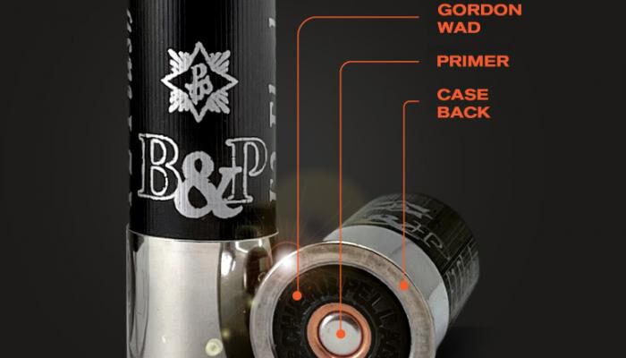 image showing the different parts of the Gordon Case; Gordon Wad, Primer, Case Back